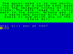 Screen from The Curse