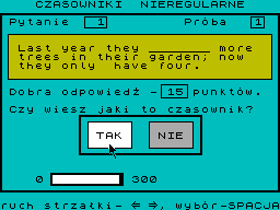 Screen from Czasowniki Nieregularne cz. 1