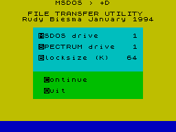 Screen from DOS-Copy