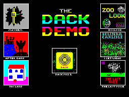 Screen from The Dack Demo