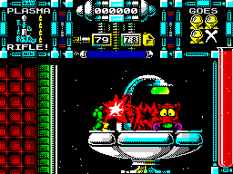 Screen from Dan Dare III: The Escape