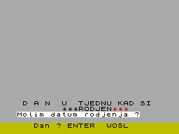 Screen from Dan Rodjenja