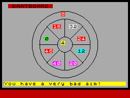 Screen from Dartboard