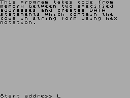 Screen from Data Creator