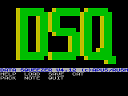 Screen from Data Squeezer