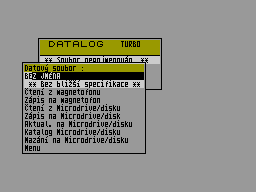 Screen from Datalog 2 Turbo