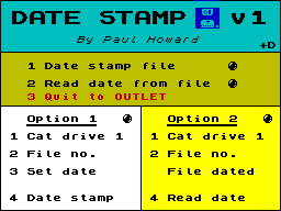 Screen from Date Stamp