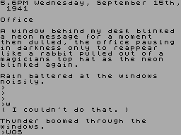 Screen from Dead End