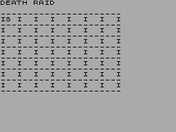 Screen from Death Raid