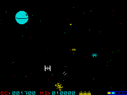 Screen from Death Star Interceptor
