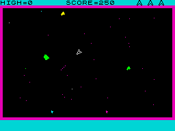 Screen from Deep Space