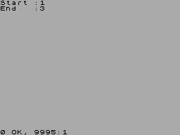 Screen from Deletion Routine