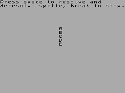 Screen from Deresolution