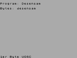 Screen from Desensamblador [3]