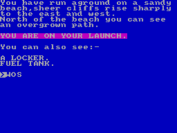 Screen from Desert Island
