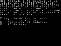 Screen from Despertar, La Cueva