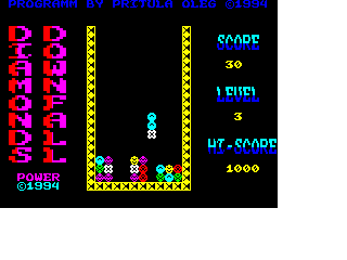Screen from Diamonds Downfall