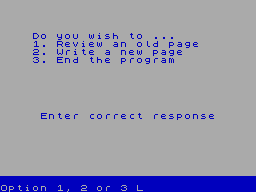 Screen from Diary