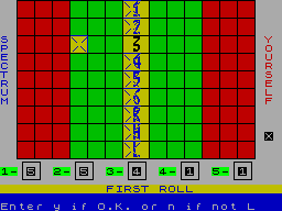 Screen from Dicey