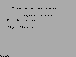 Screen from Dicionario