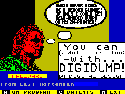 Screen from Digidump