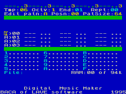 Screen from Digital Music Maker