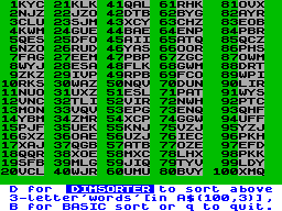 Screen from Dimsorter