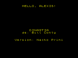 Screen from Dinasty (Main Theme)