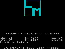 Screen from Directory