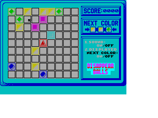 Screen from Disappear Balls