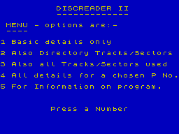 Screen from Discreader II