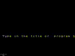 Screen from Disk Catalogue