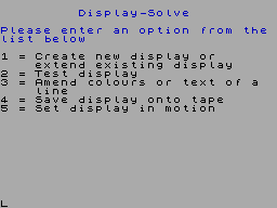 Screen from Display-Solve