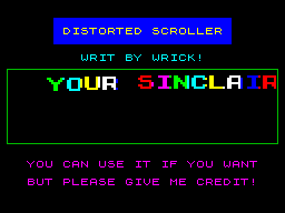 Screen from Distorted Scroller