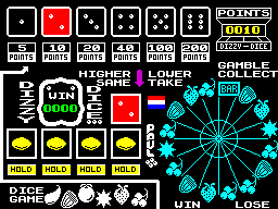 Screen from Dizzy Dice