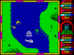 Screen from Dizzy Down the Rapids
