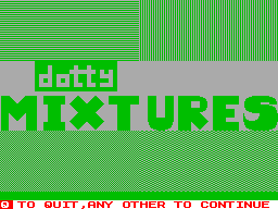 Screen from Dotty Mixtures
