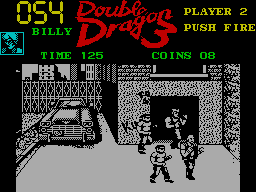Screen from Double Dragon III: The Rosetta Stone