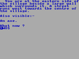 Screen from The Dragon of Notacare