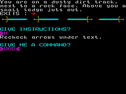 Screen from Dragon Slayer