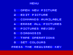 Screen from Drawer