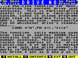 Screen from Drive No