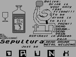Screen from Drunk Show