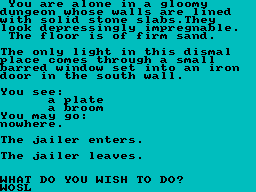 Screen from The Dungeon