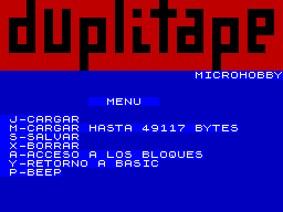 Screen from Duplitape
