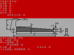 Screen from Dzwignia