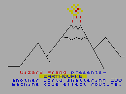 Screen from Earthquake