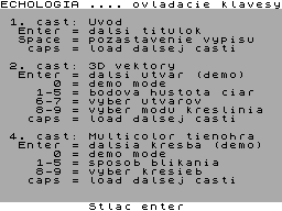 Screen from Echologia