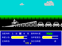 Screen from Eddie Kidd Jump Challenge