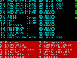 Screen from Editor de Directorios